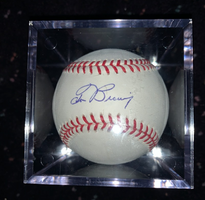 Tom Browning Signed Baseball